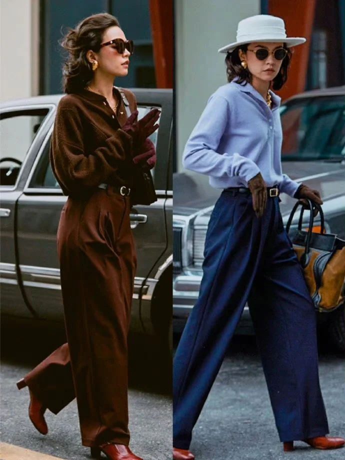 法式港风复古穿搭分享|审美积累