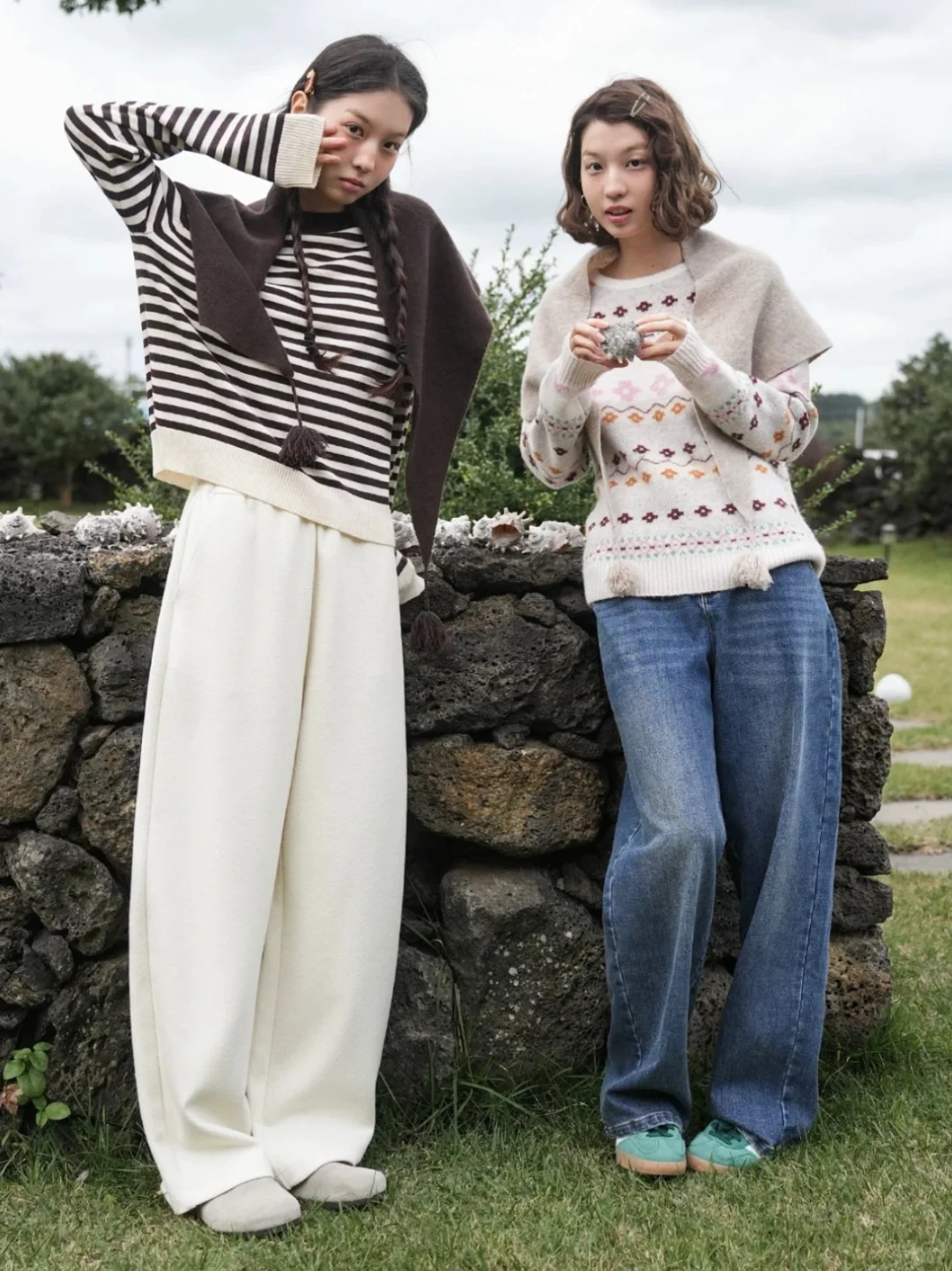 “韩女松弛感”日常复古穿搭：botanique