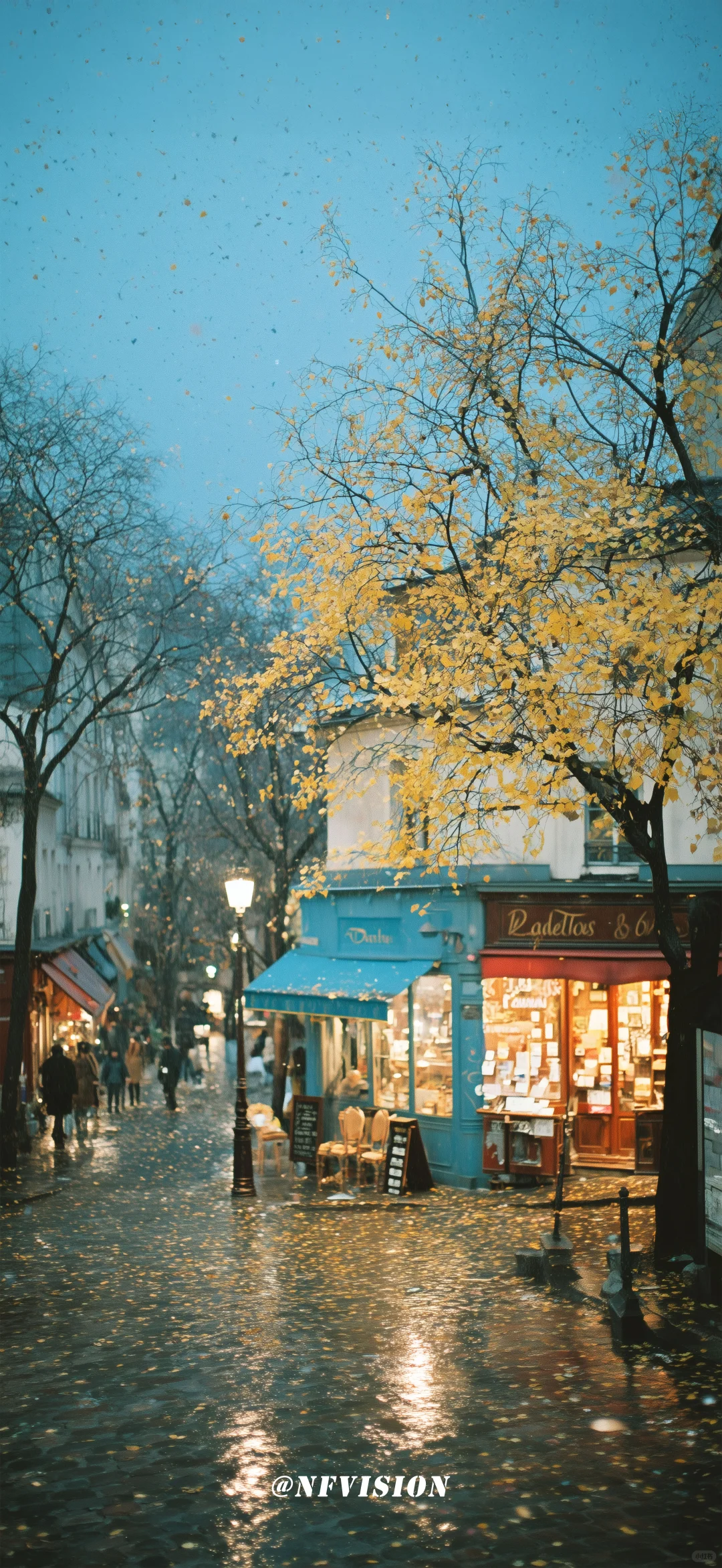 原创壁纸 | 雨日书店