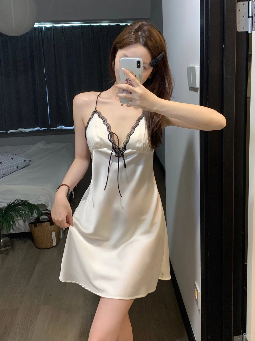 谁穿谁好看的睡裙～