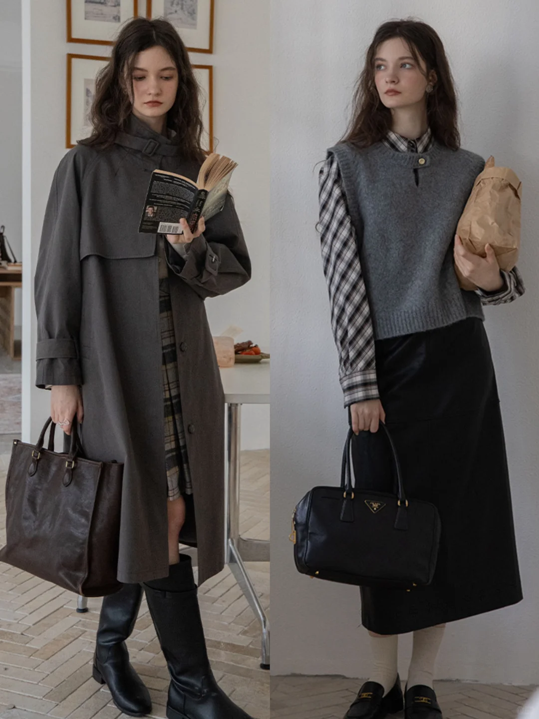 “法式复古”艺术系女生穿搭：Dailyart