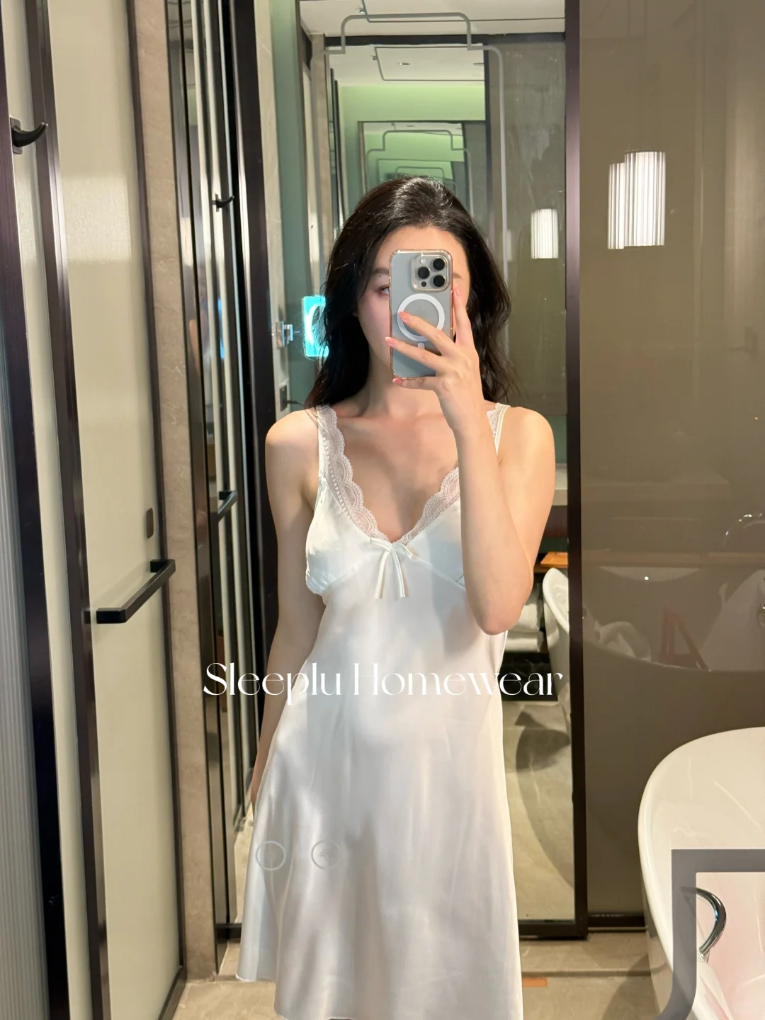 这是什么神仙睡裙！白月光‼️