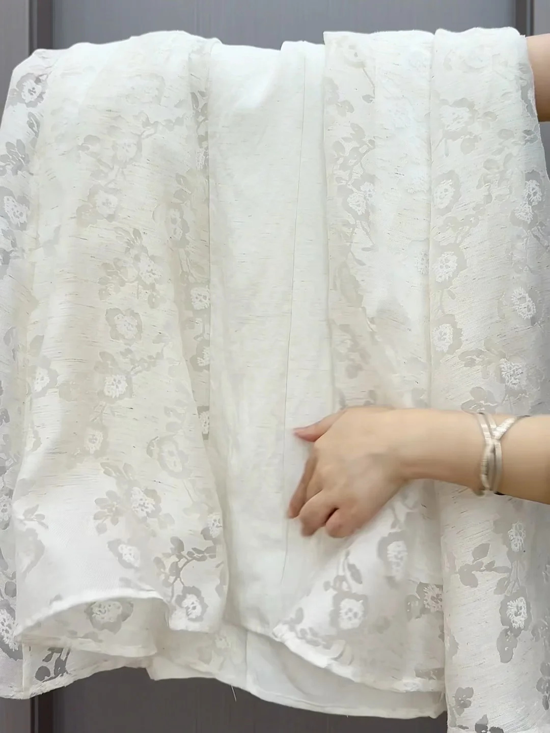 美到骨子里的法式公主风优雅白色连衣裙～