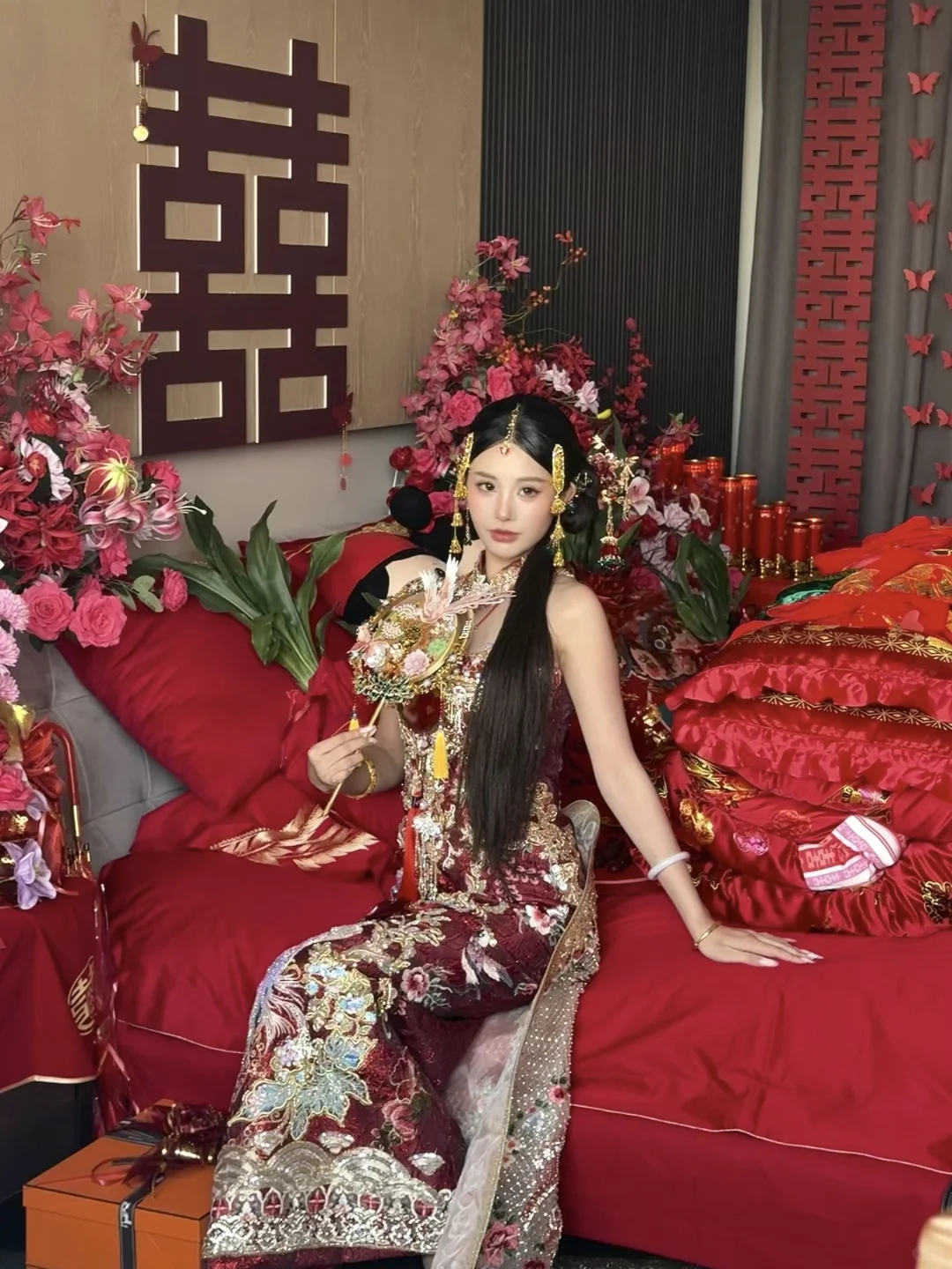 女明星出嫁💫富贵迷人眼！！🌺