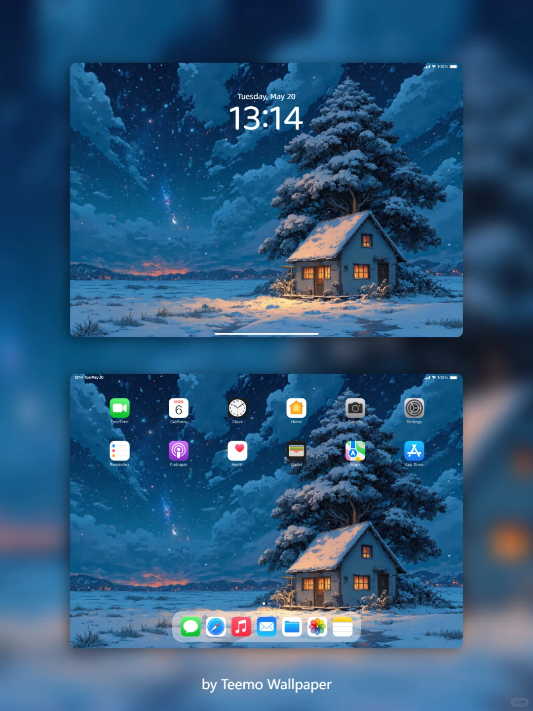 Teemo壁纸 | 雪夜小筑 | #270