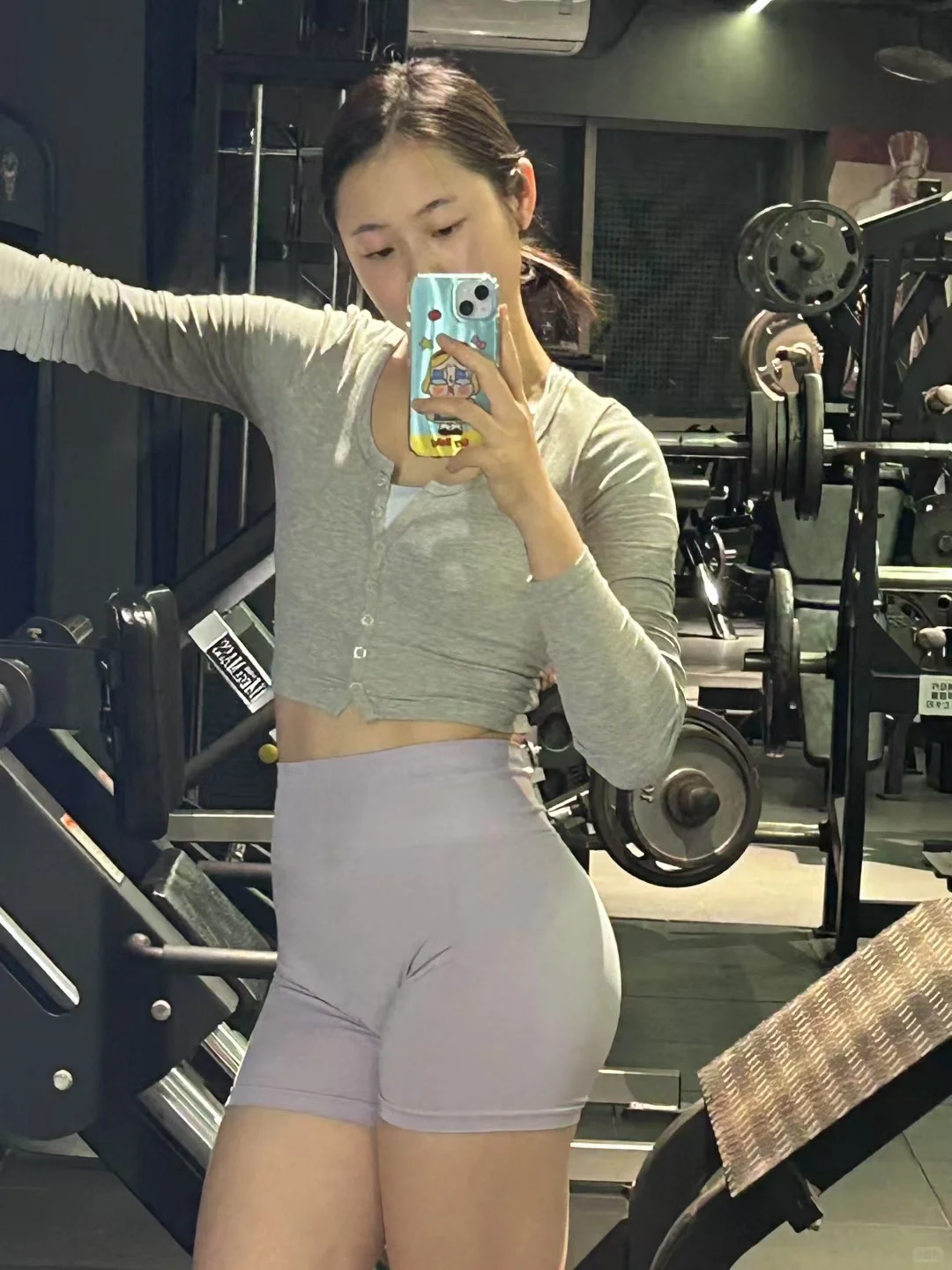 其实有在好好练腿啦！