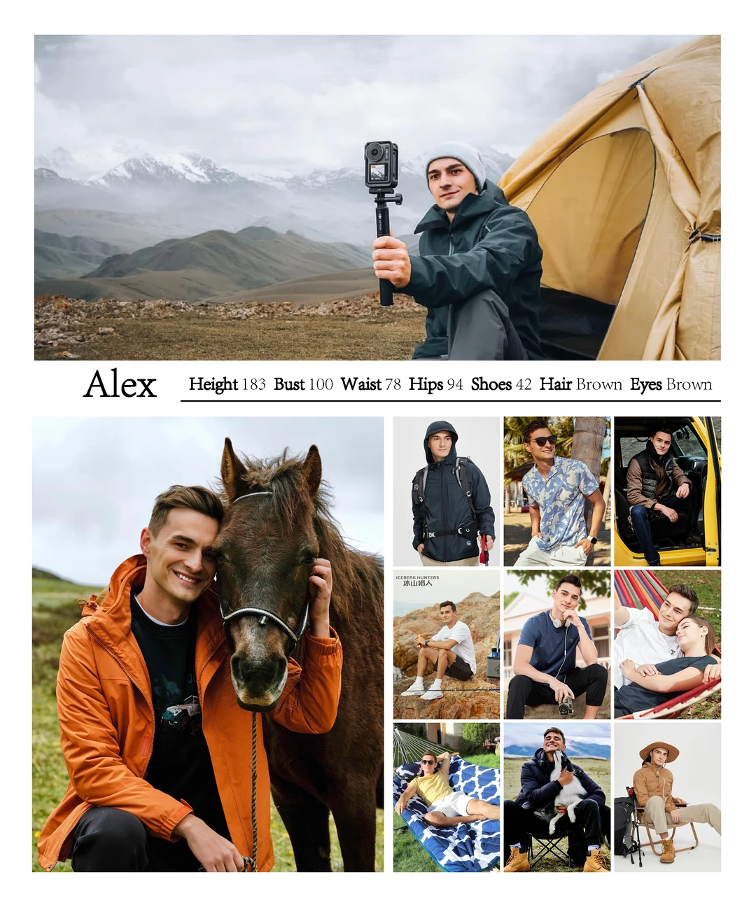 外模Serge、拍摄时尚大片的外模Serge