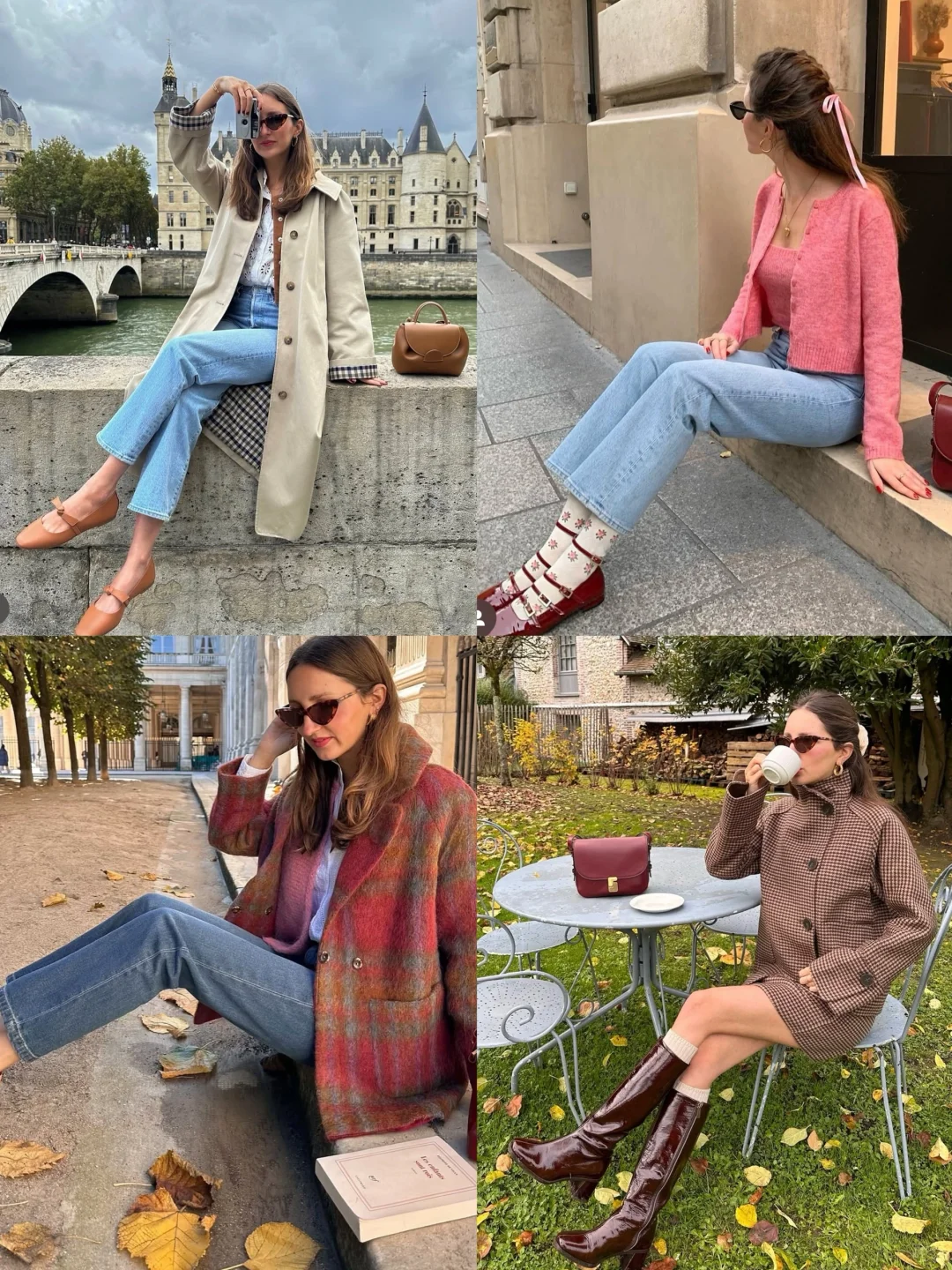 爱惨了法式复古穿搭！ootd