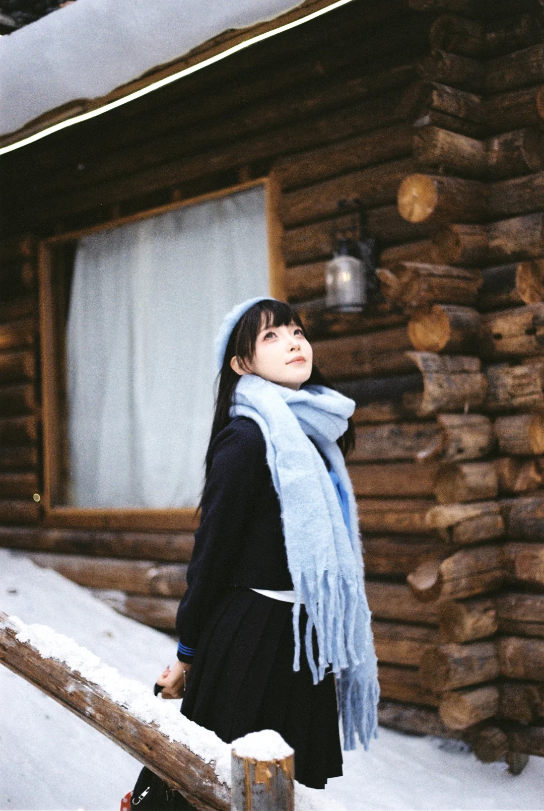 广州约拍｜胶片日系Jk雪景写真📷❄️