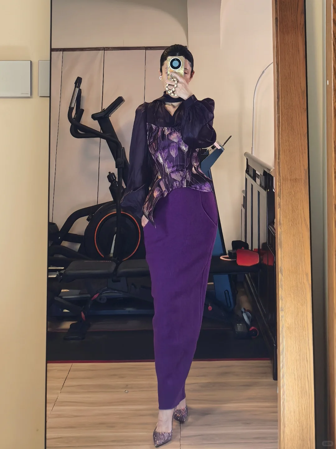 lanyi家曼珠沙华盘活衣柜里各种紫色单品