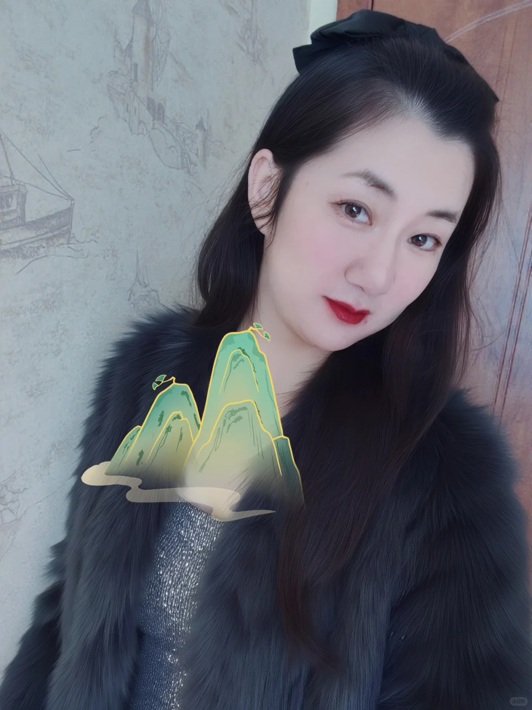 气质黑色系御姐穿搭