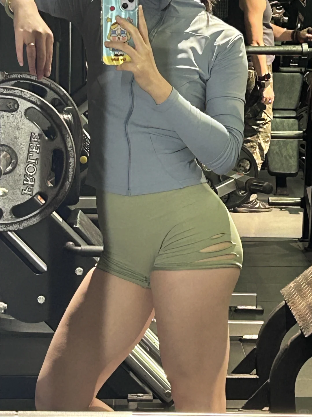 其实有在好好练腿啦！