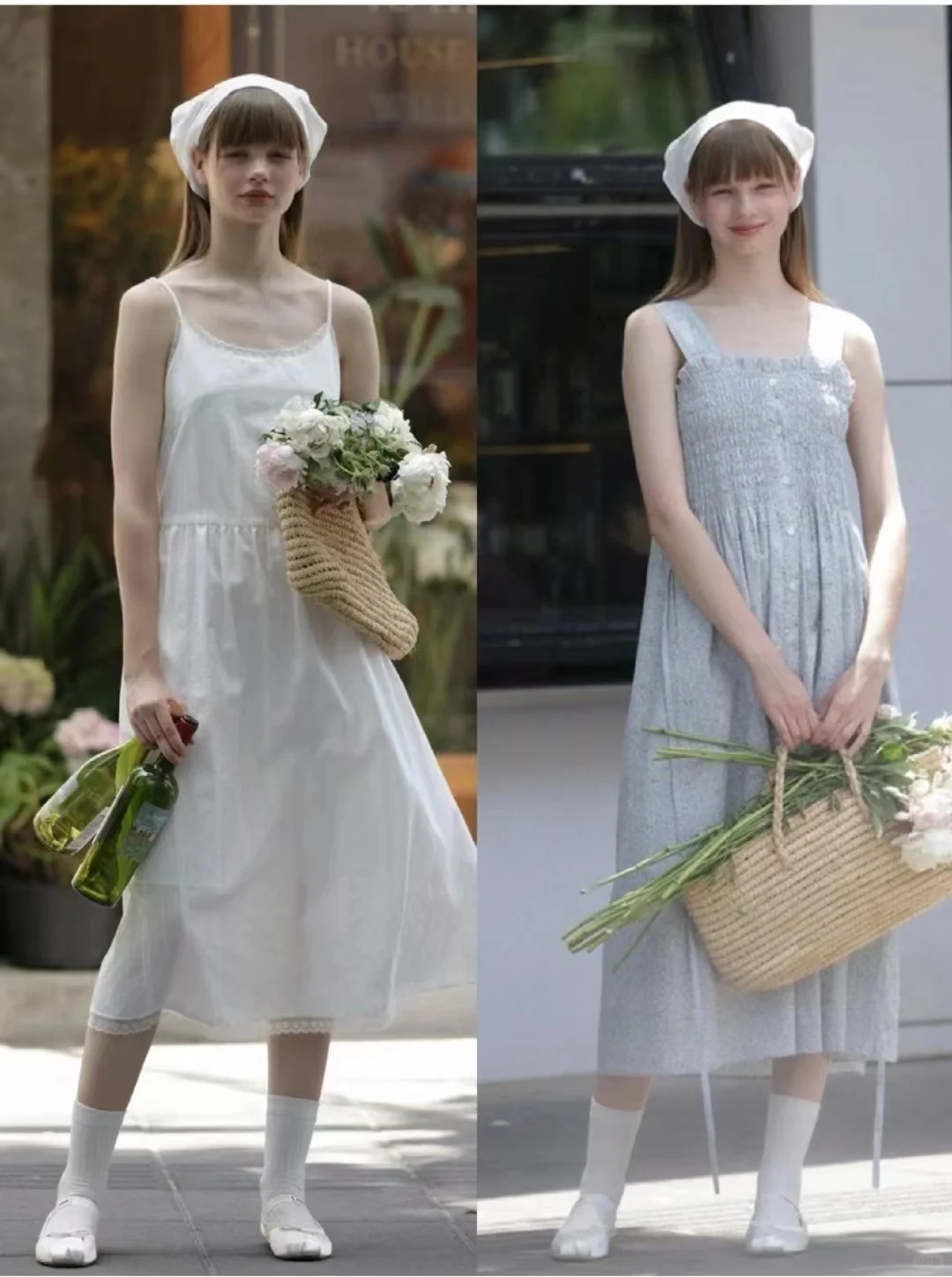 文艺知识分子法式复古艺术系女生不费力穿搭