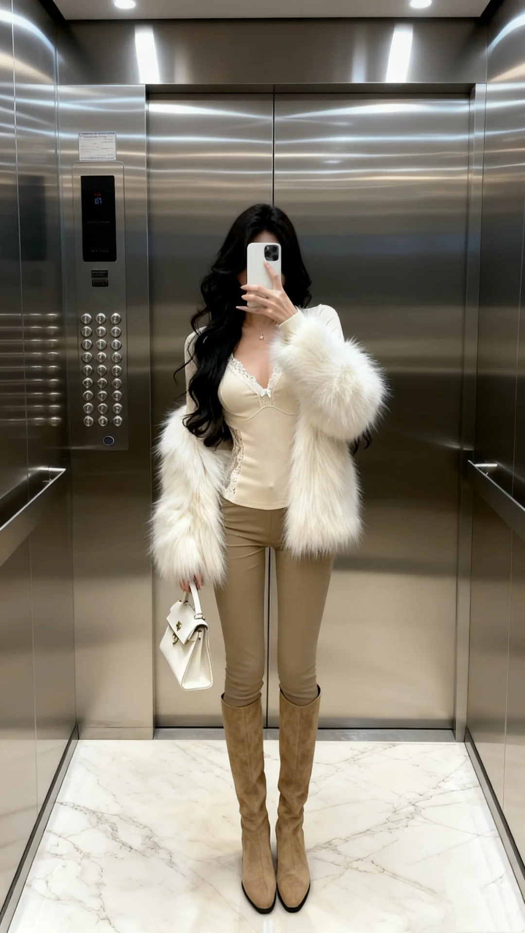 御姐感拉满的冬装look！