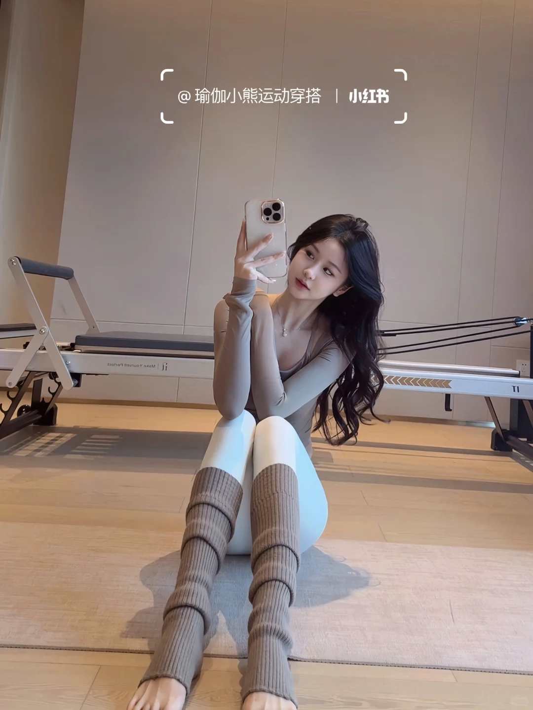 腰精新宠！咖啡色显瘦腰精长袖❤️