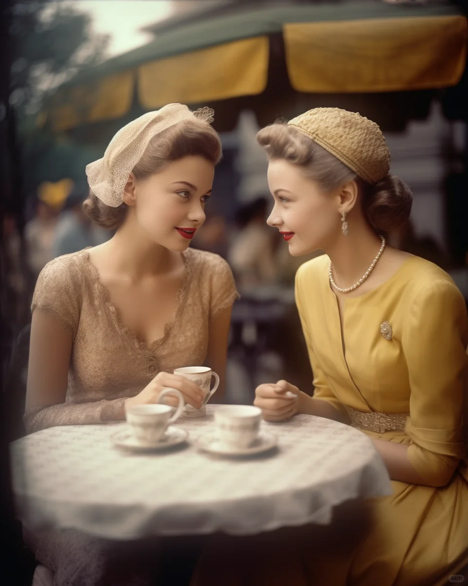 复古时尚，午后时光