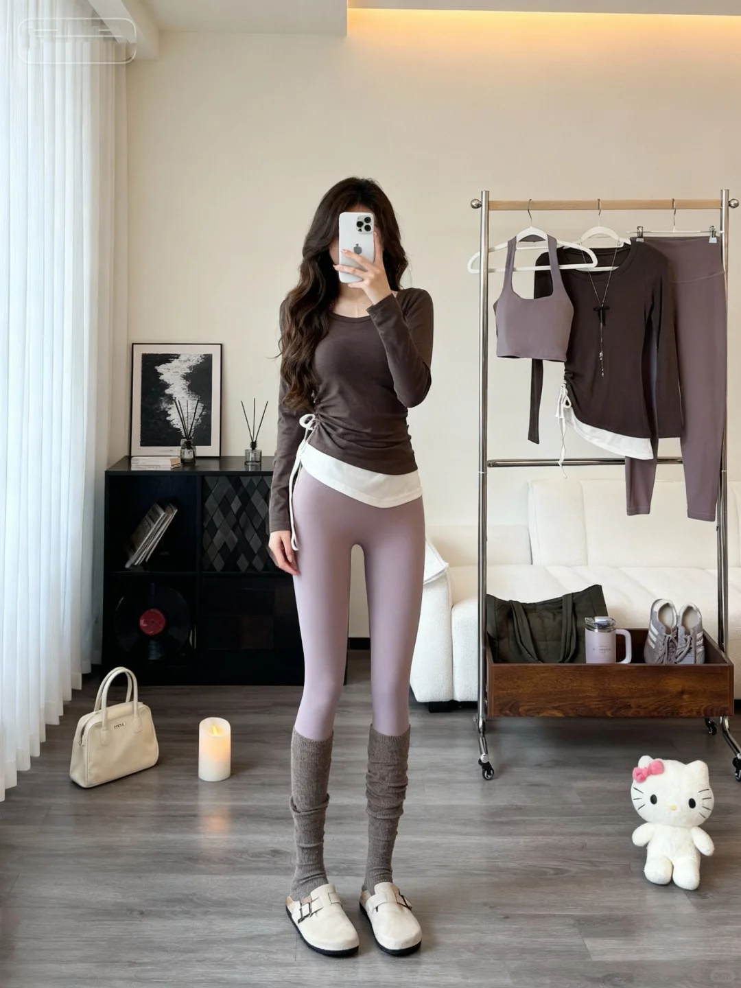 170/90瑜伽服ootd 美美去上普拉提～