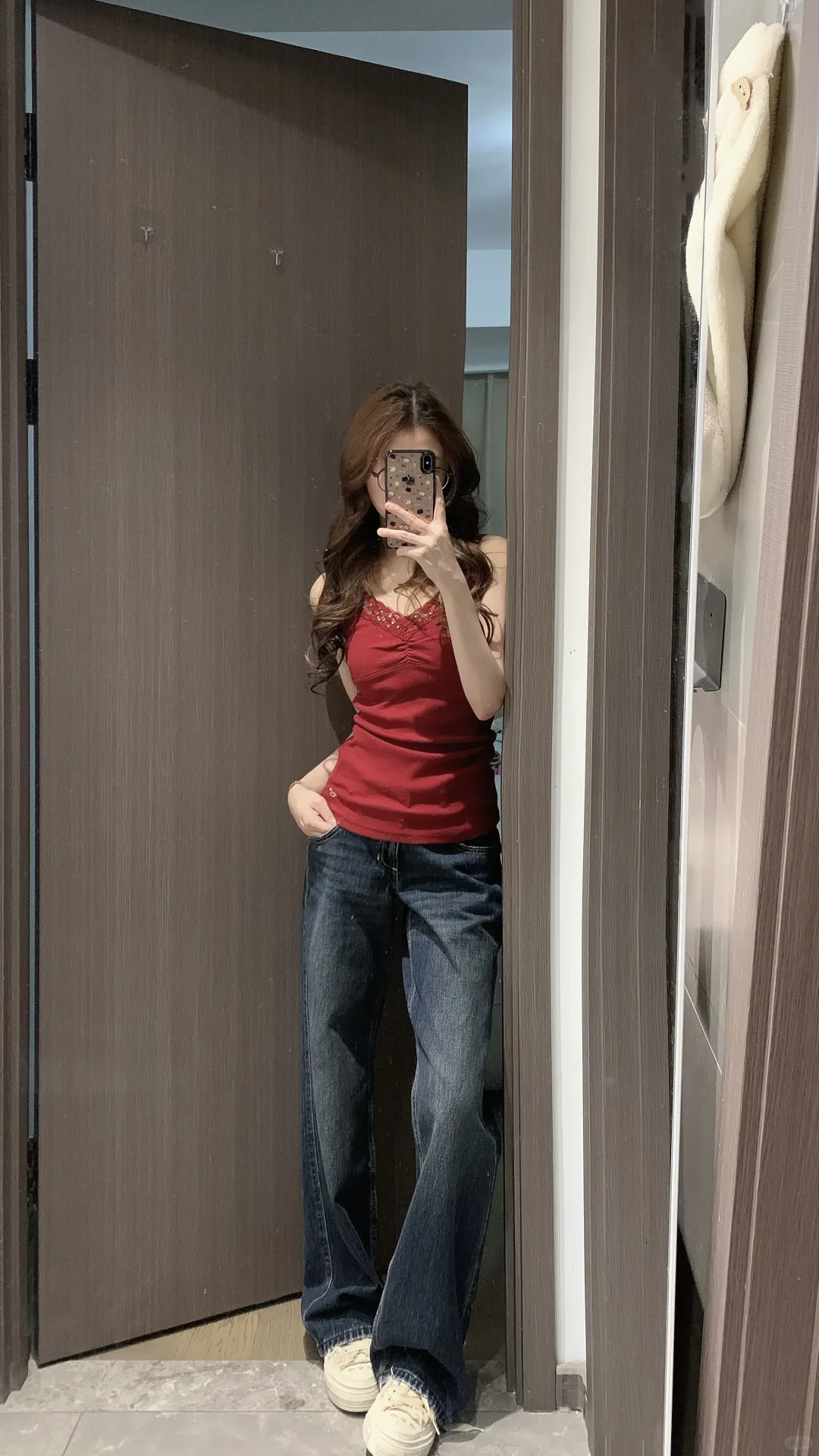 Hollister新款波点裤➕红标蕾丝吊带全色试穿