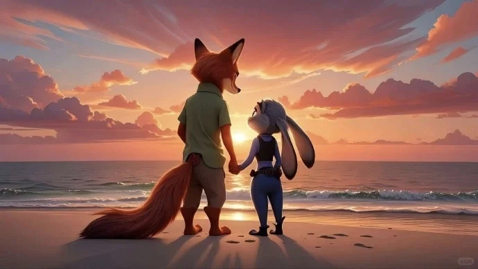 电脑iPad壁纸 疯狂动物城 朱迪尼克