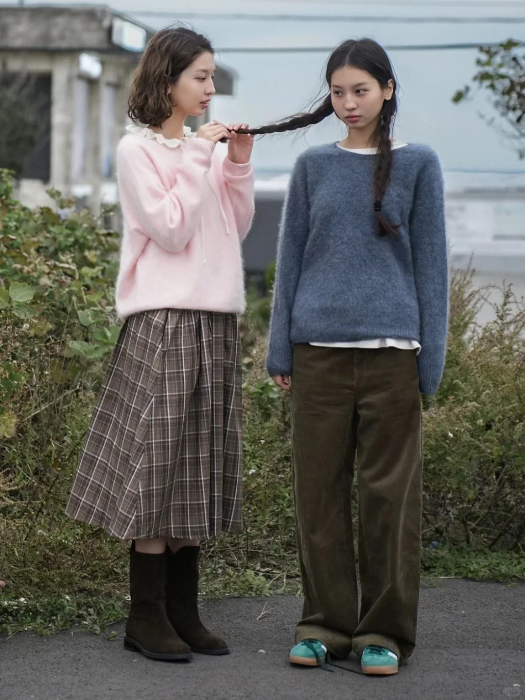 “韩女松弛感”日常复古穿搭：botanique