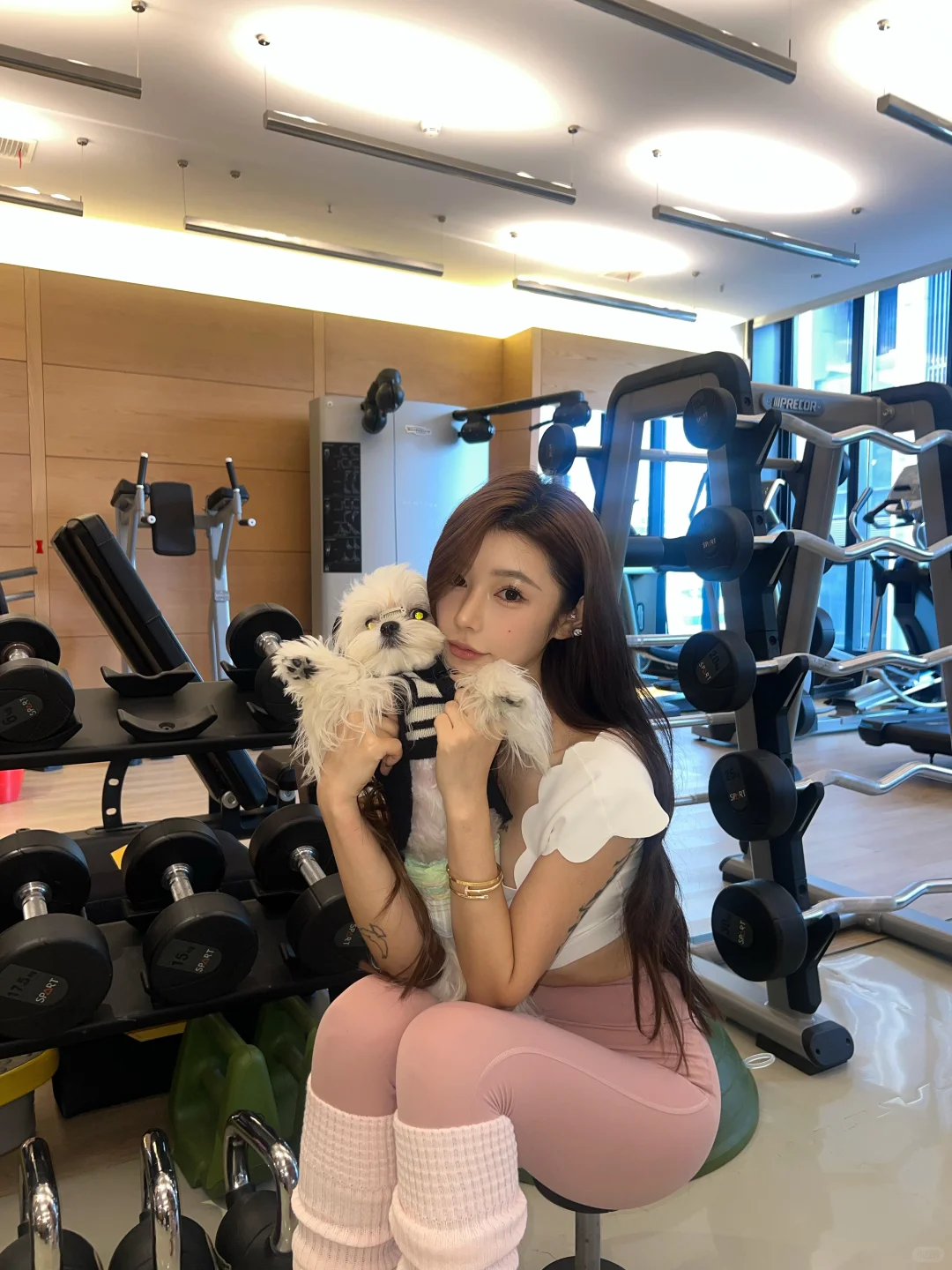 依旧一周gym运动穿搭