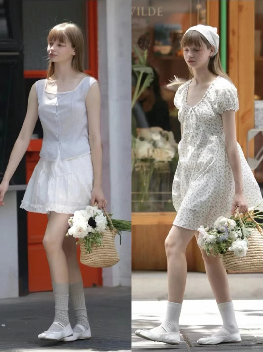 文艺知识分子法式复古艺术系女生不费力穿搭