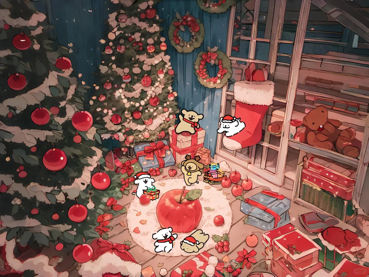 圣诞壁纸系列 | 平板壁纸