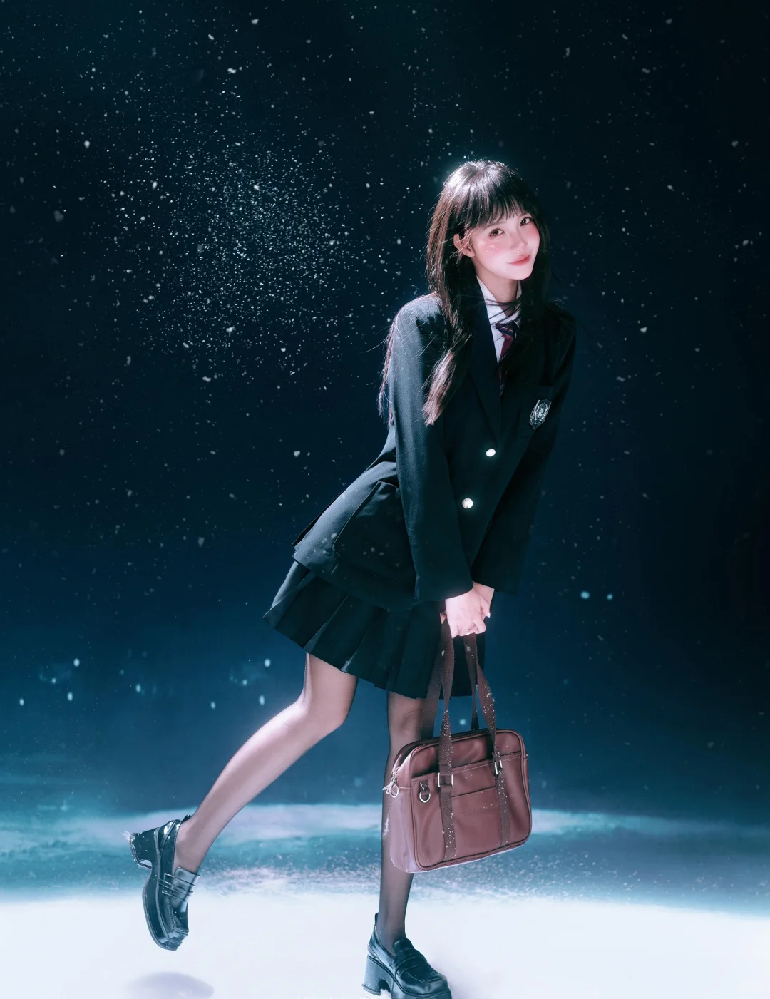 雪景写真|韩女申请出战❄️是心动的第N集