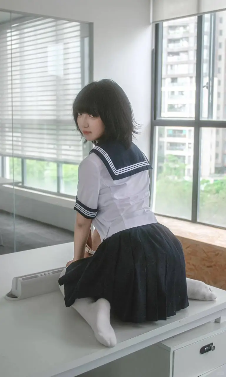 水手服拍照小心机