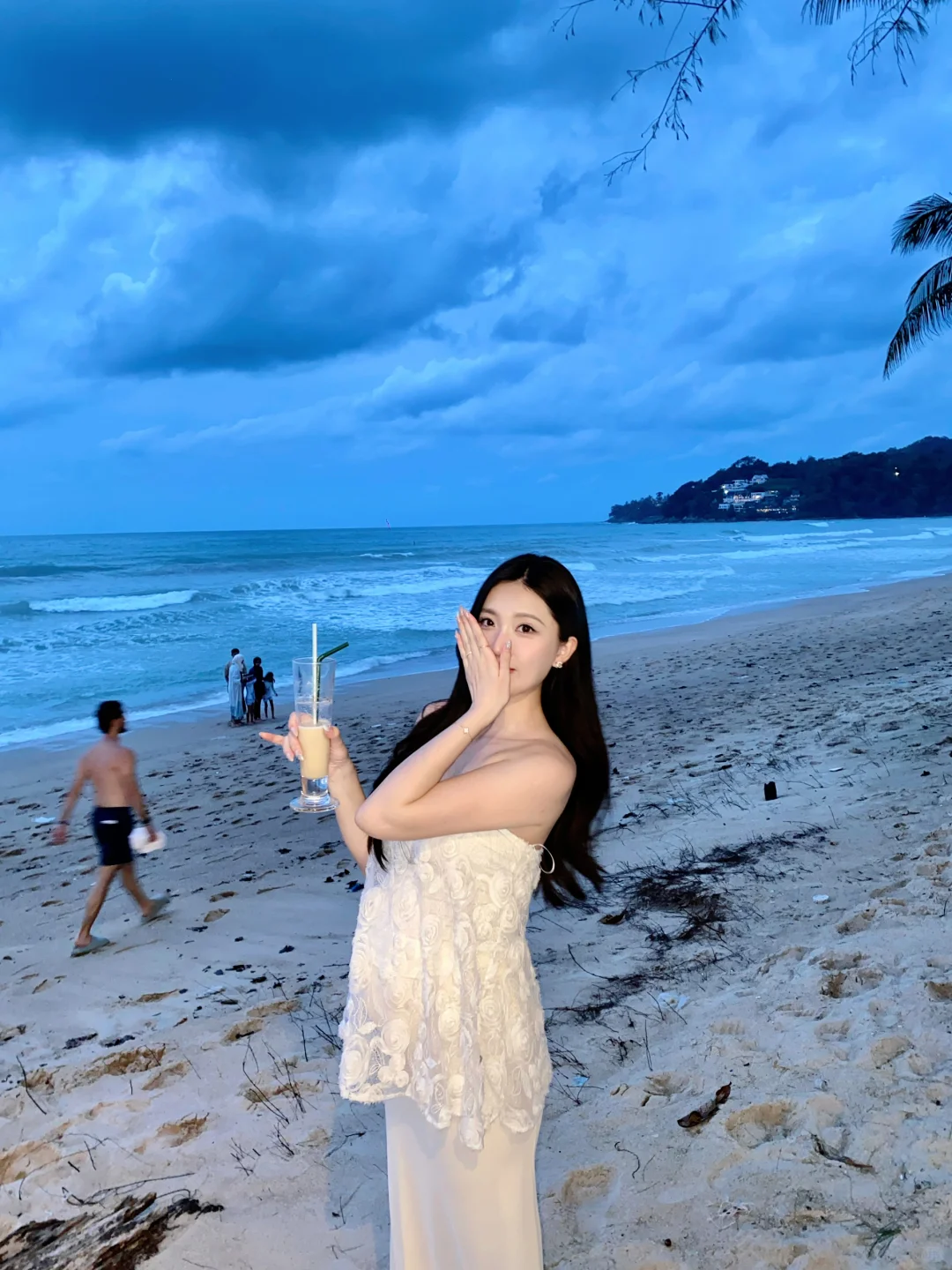 坚持不穿孕妇装 普吉岛度假穿搭18图💛