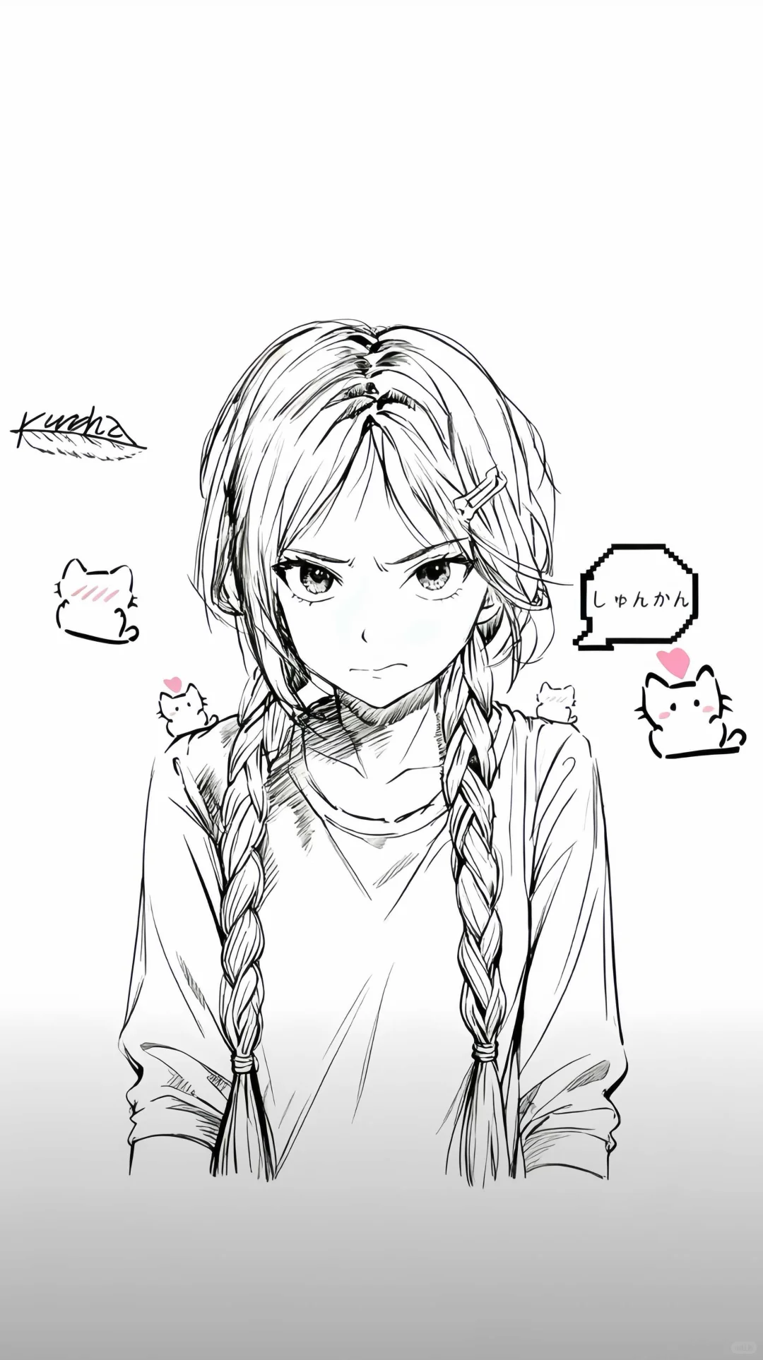 分享一组线条壁纸！右划有原图