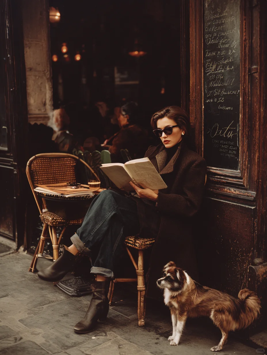 复古风穿搭，法式氛围感拿捏，秋天的松弛感