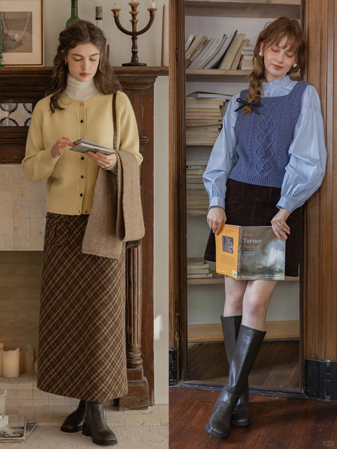 “艺术系女生”秋季复古氛围感穿搭｜dailyart