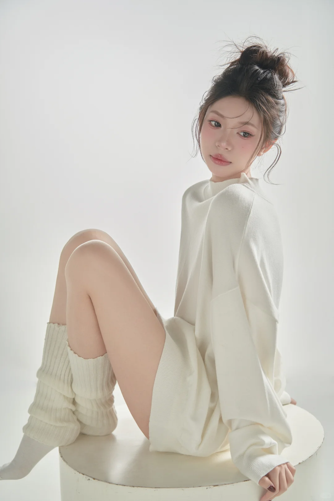 📸 模特写真日｜在纯白世界里做一天温柔本身