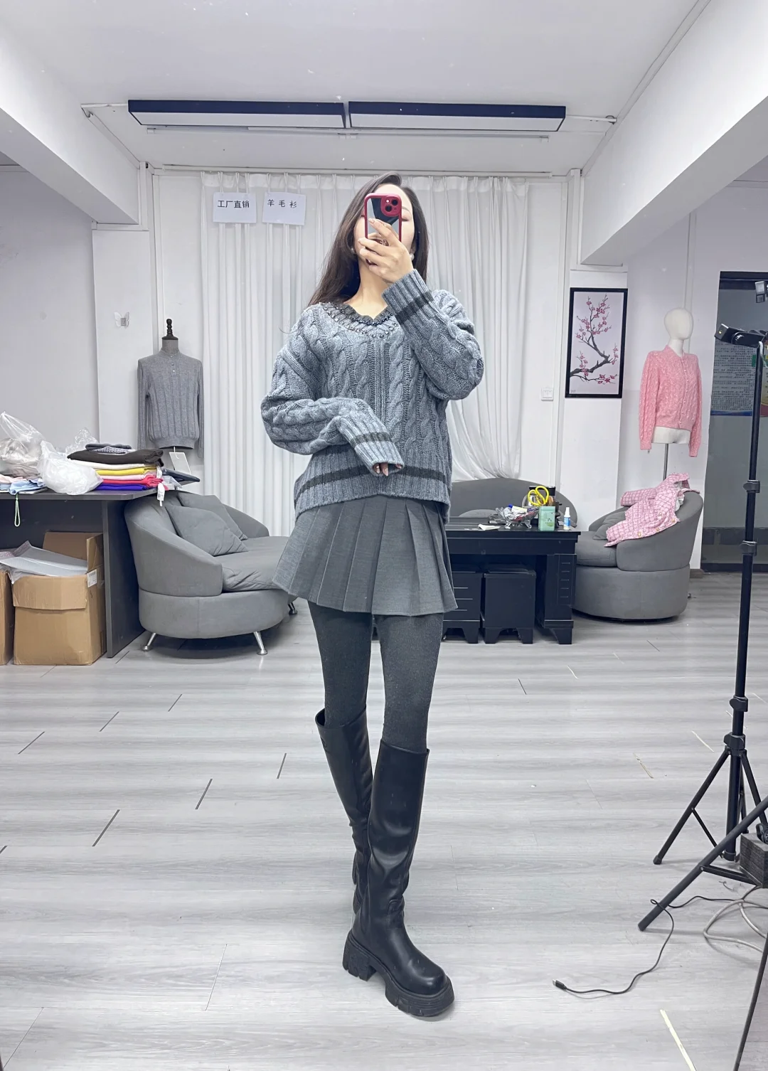 学当模特的第一天