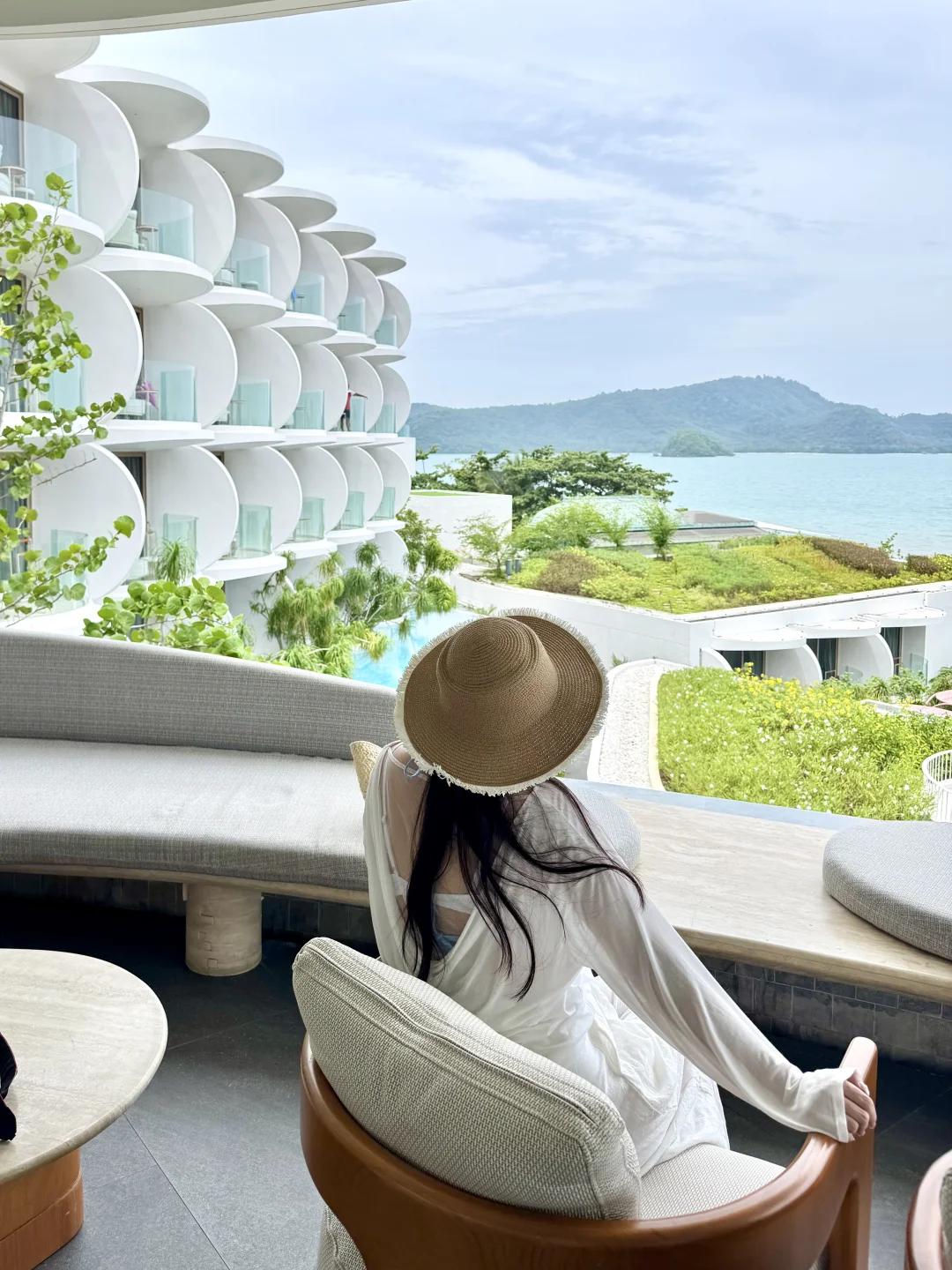 坚持不穿孕妇装 普吉岛度假穿搭18图💛