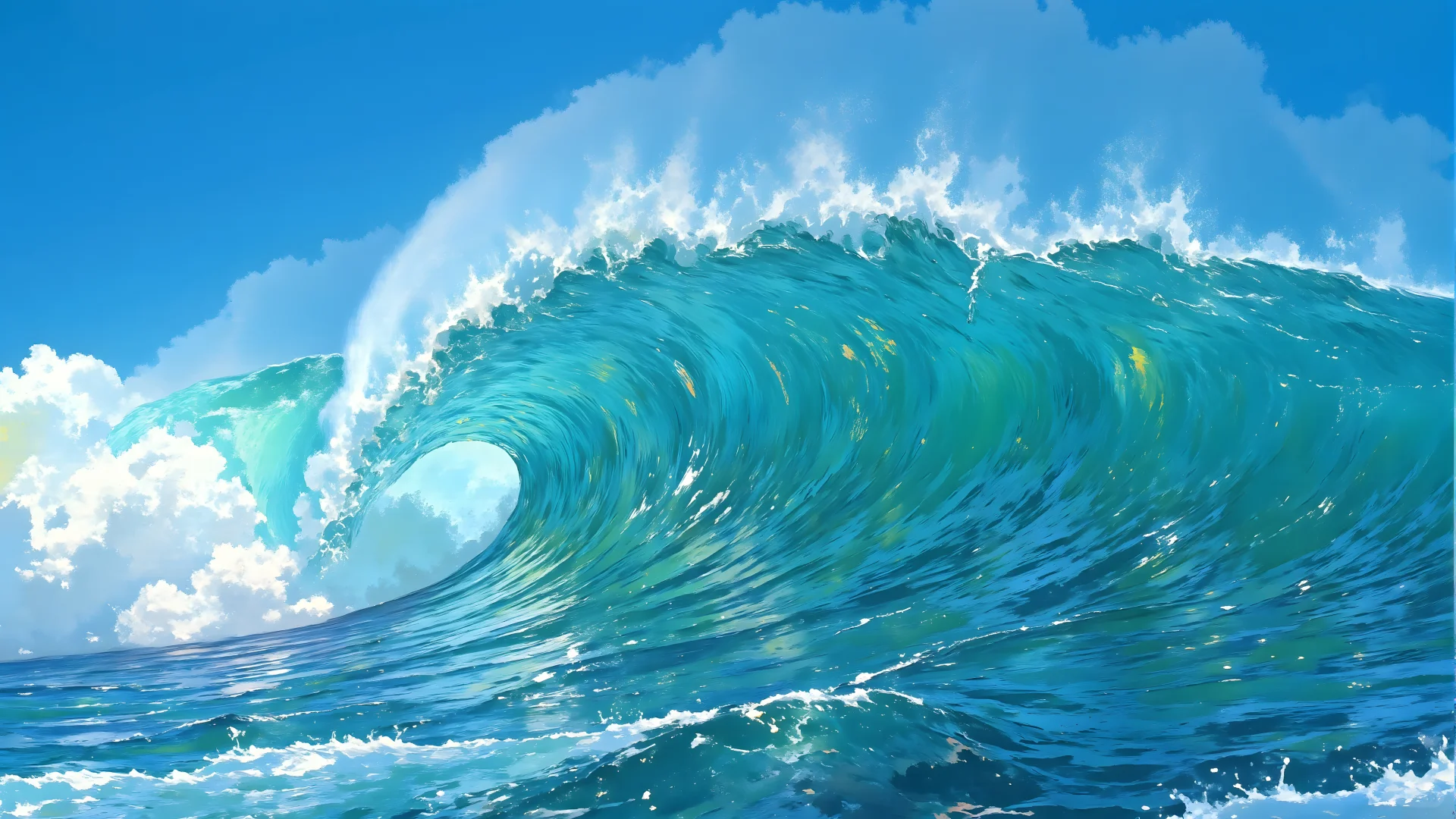 电脑壁纸 017-森林小屋