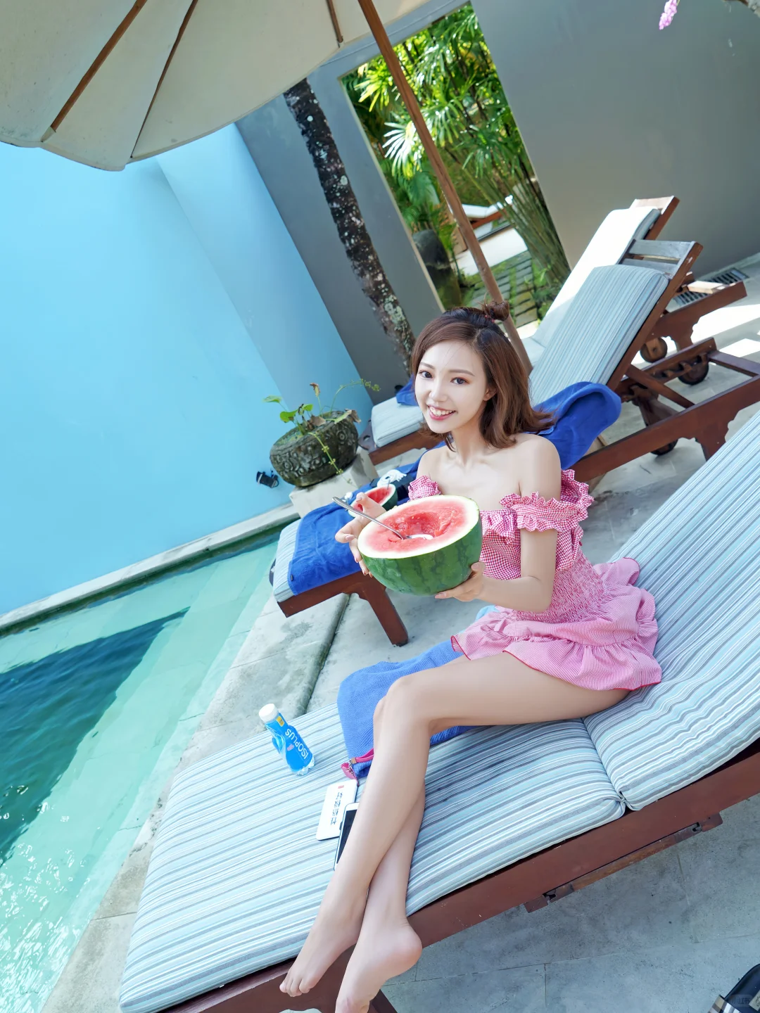 【粉黛阁477】 新泳衣新泳池新夏天🍉