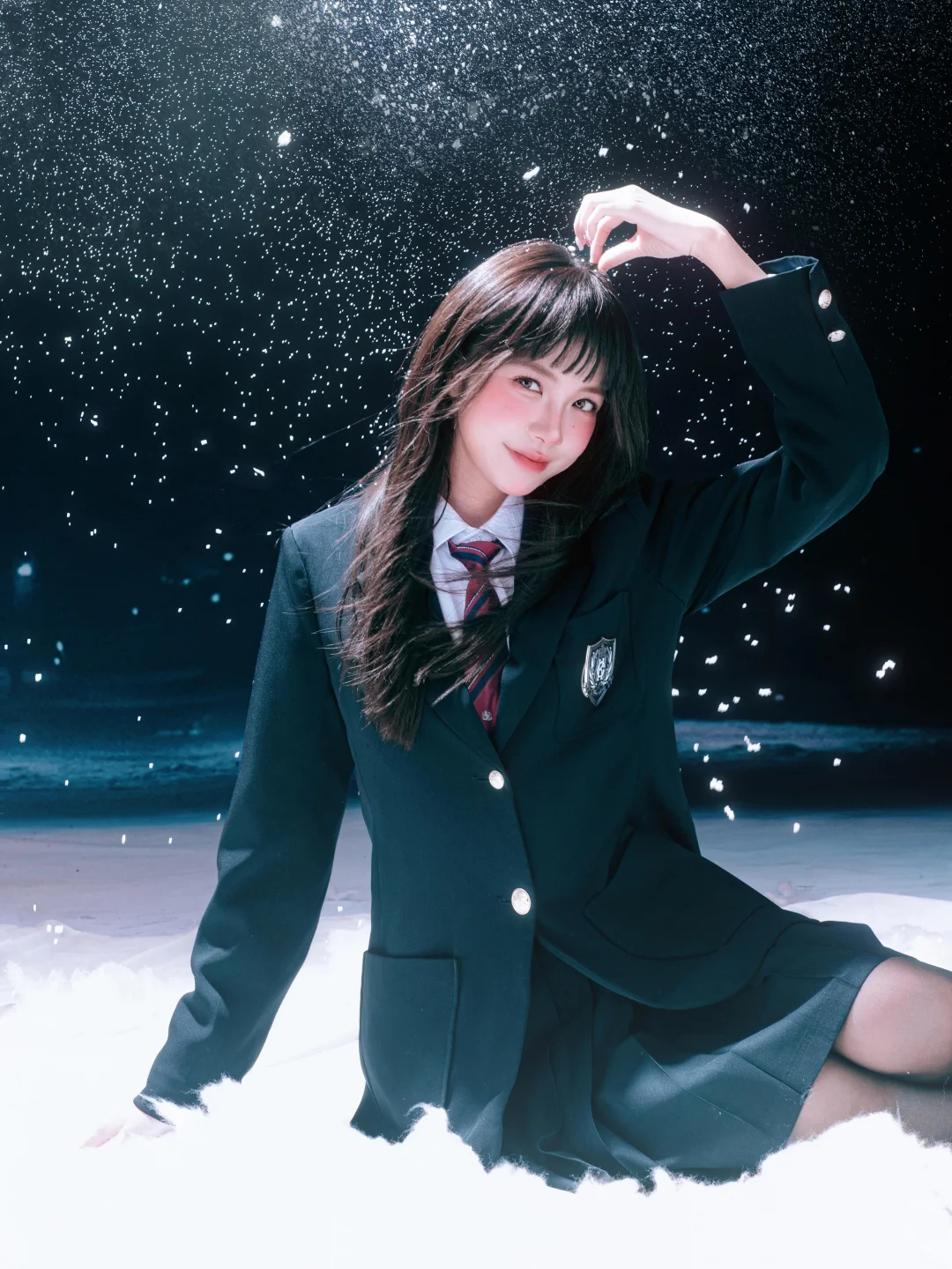 雪景写真|韩女申请出战❄️是心动的第N集