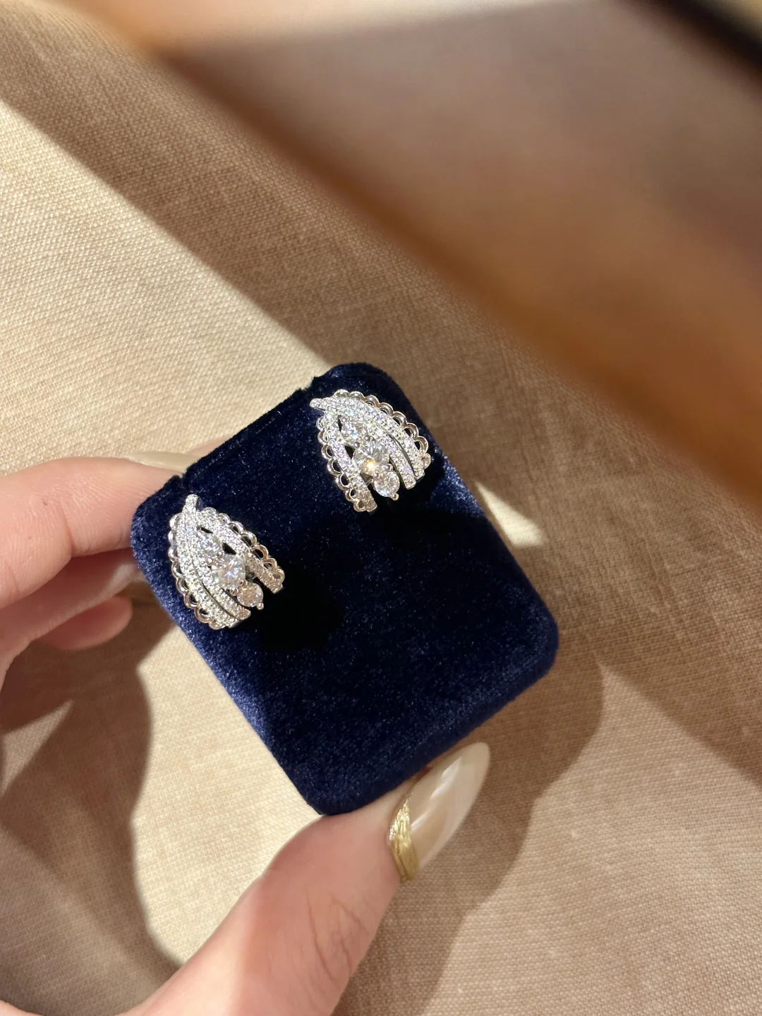 收下✨法式蕾丝耳圈