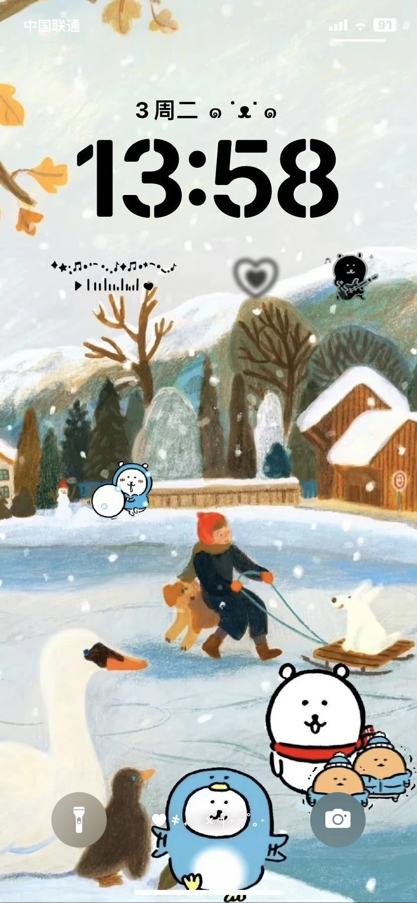 share壁纸🥏｜小小自嘲熊૮・ﻌ・ა 熊我想你