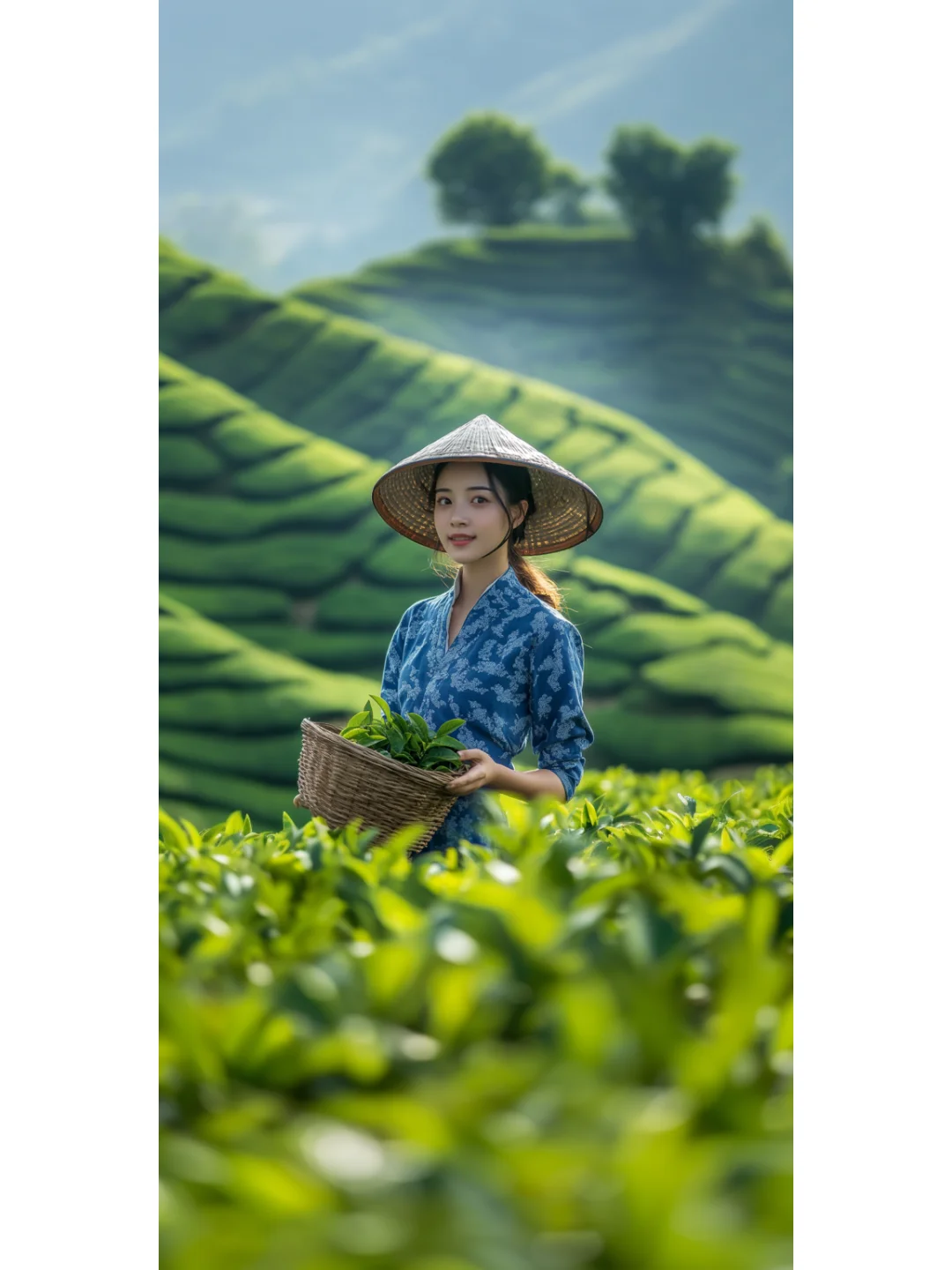 茶园悦色~采茶女的故事文案和图片分享