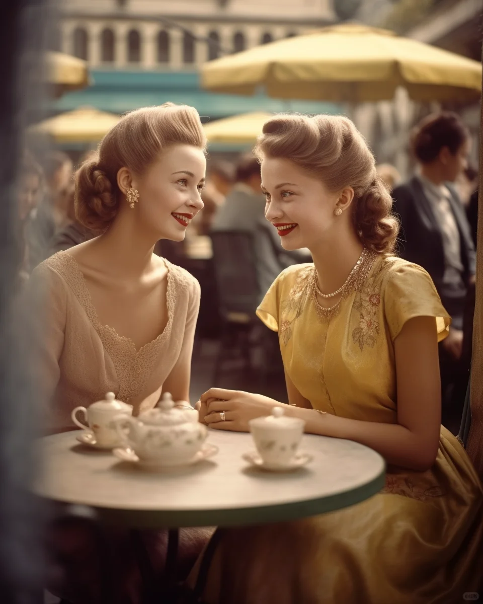 复古时尚，午后时光