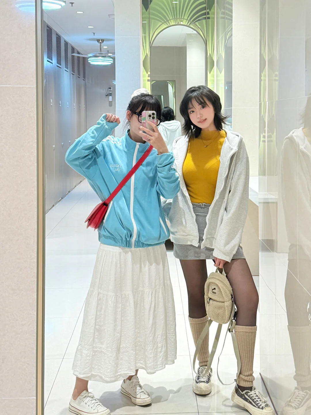 高个子女生运动休闲穿搭