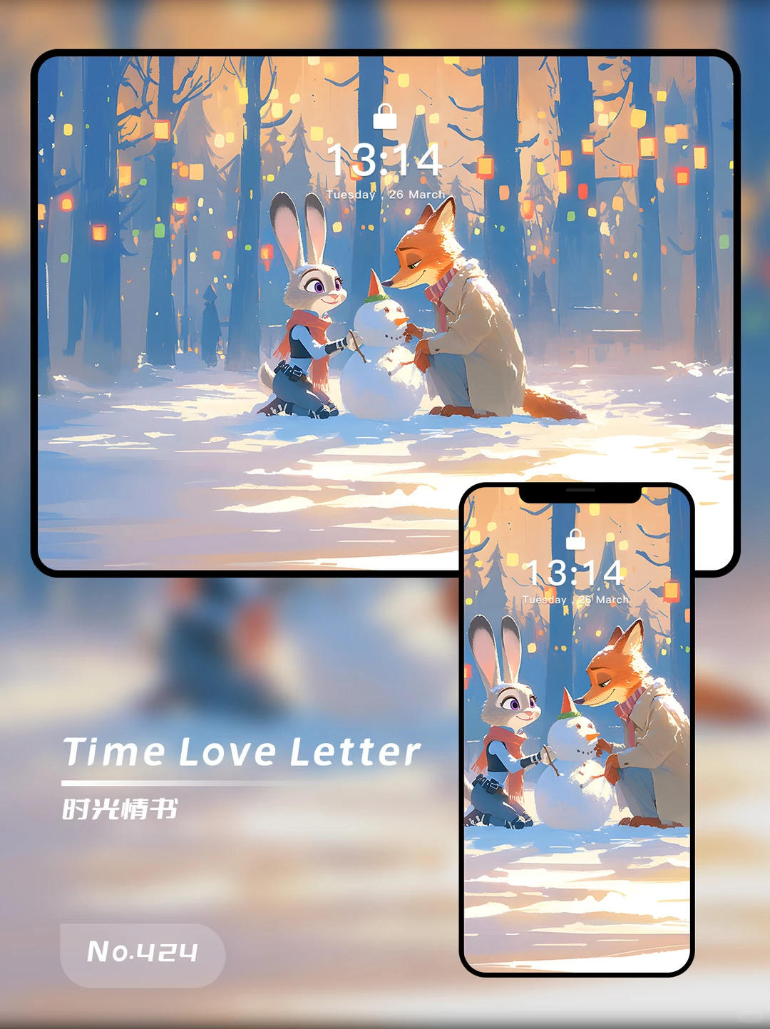 每日壁纸424丨疯狂动物城·尼克朱迪（2套）