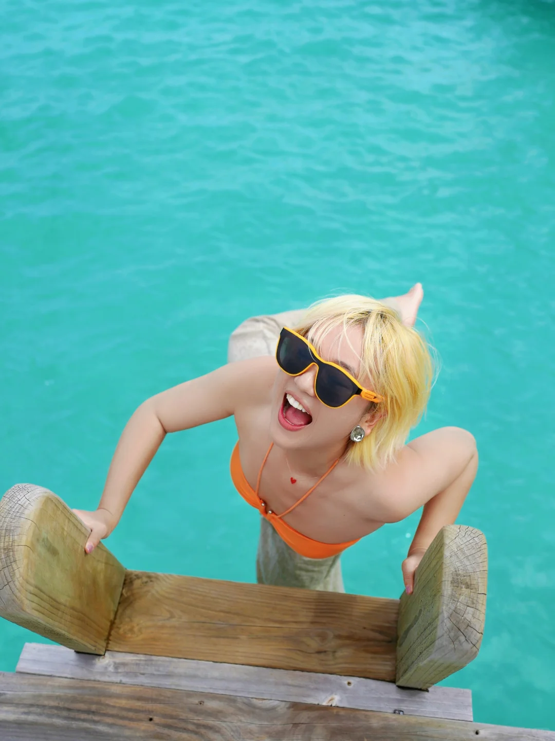 平胸｜在海岛就不会穿衣羞耻🏝️🏖️