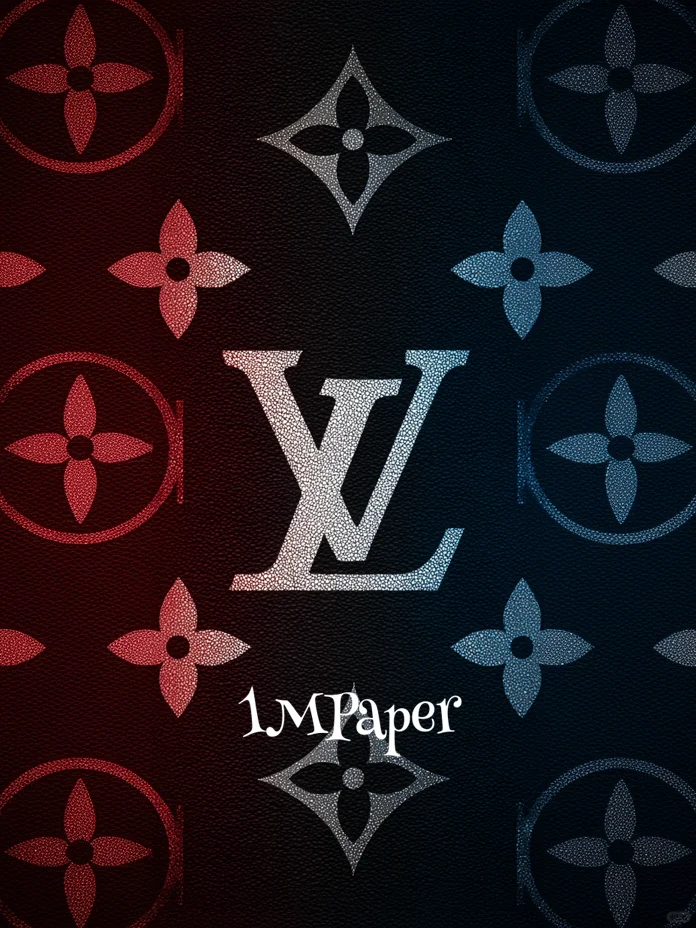 LV壁纸 l 红蓝配色