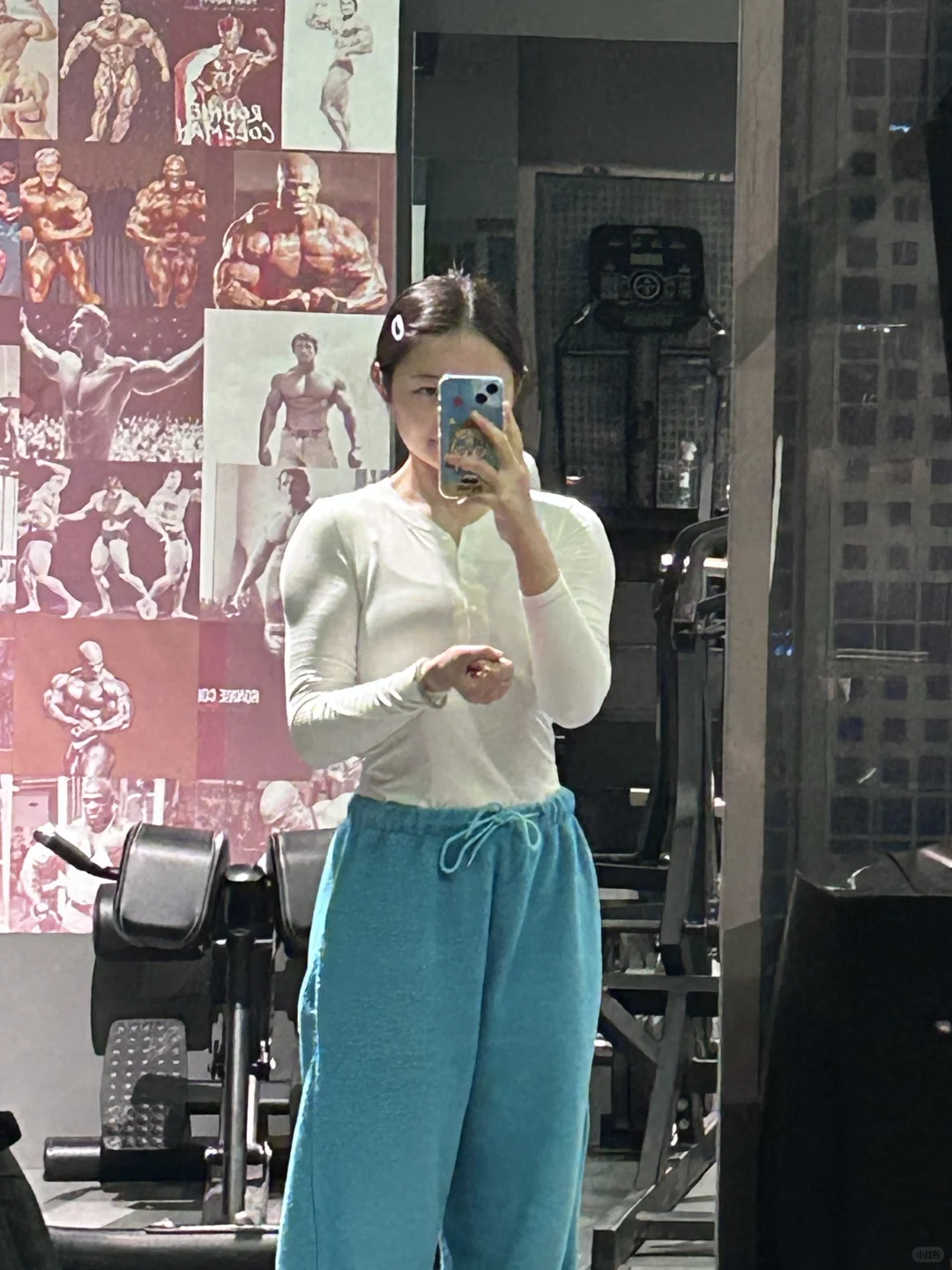 其实有在好好练腿啦！