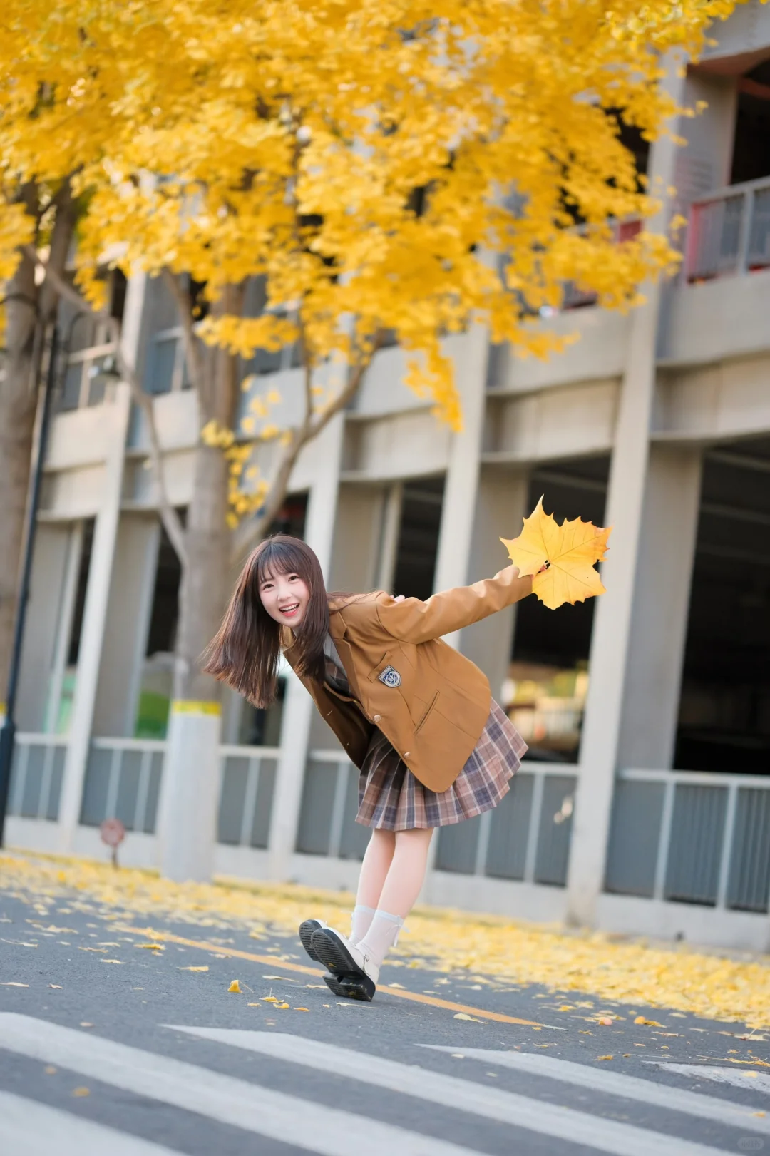 要和我一起走秋天的街吗？🍂