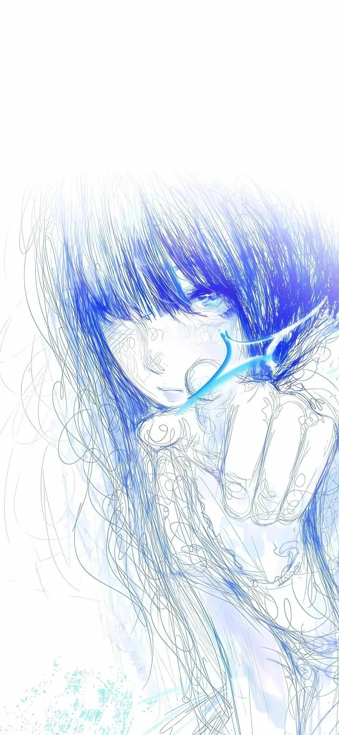 分享一组线条壁纸！右划有原图